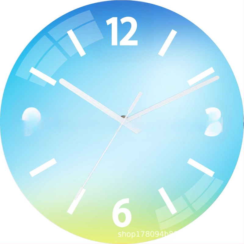 Ceas de perete cu mișcare sweep pe secundă | Star Time model 03, alimentat cu baterie