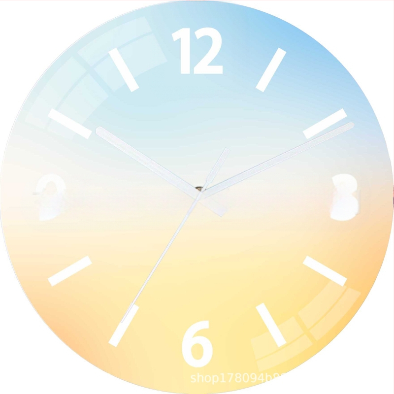 Ceas de perete cu mișcare sweep pe secundă | Star Time model 03, alimentat cu baterie