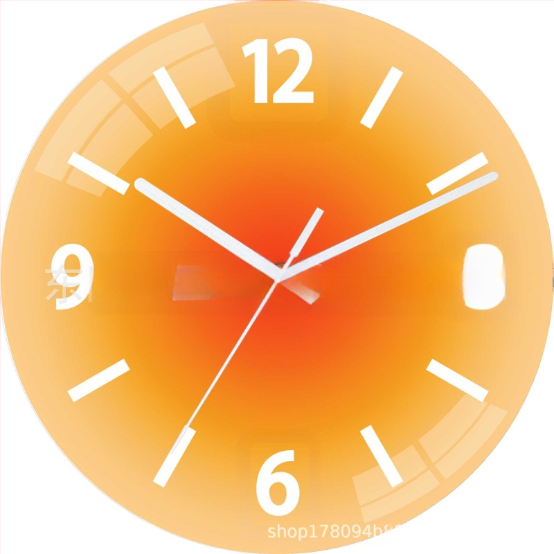 Ceas de perete cu mișcare sweep pe secundă | Star Time model 03, alimentat cu baterie