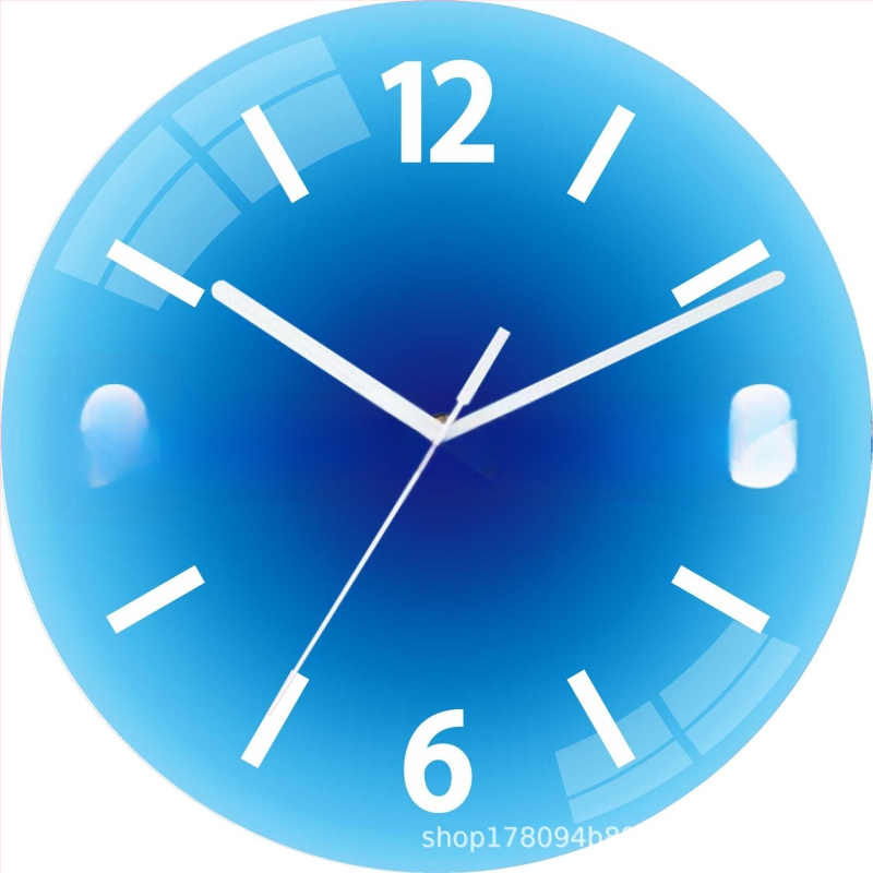 Ceas de perete cu mișcare sweep pe secundă | Star Time model 03, alimentat cu baterie