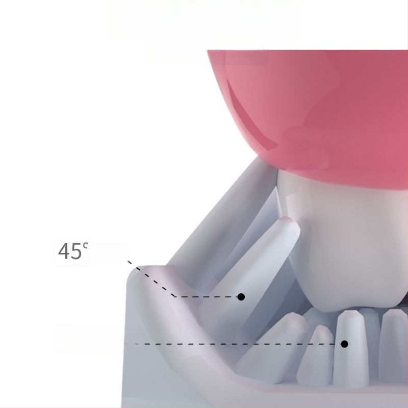 Електрическа четка за зъби с U-образна форма за деца, модел 6856, меки четина