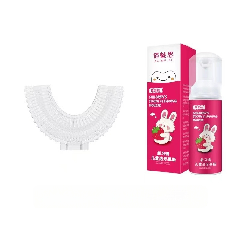 Електрическа четка за зъби с U-образна форма за деца, модел 6856, меки четина