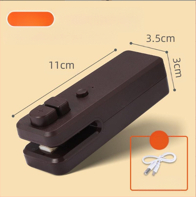 Prijenosni uređaj za zatvaranje paketa hrane, ABS plastika kućište, težina 170 g, kapacitet 1001-1500 ml, Model: Devet generacija, Prilagodljiv