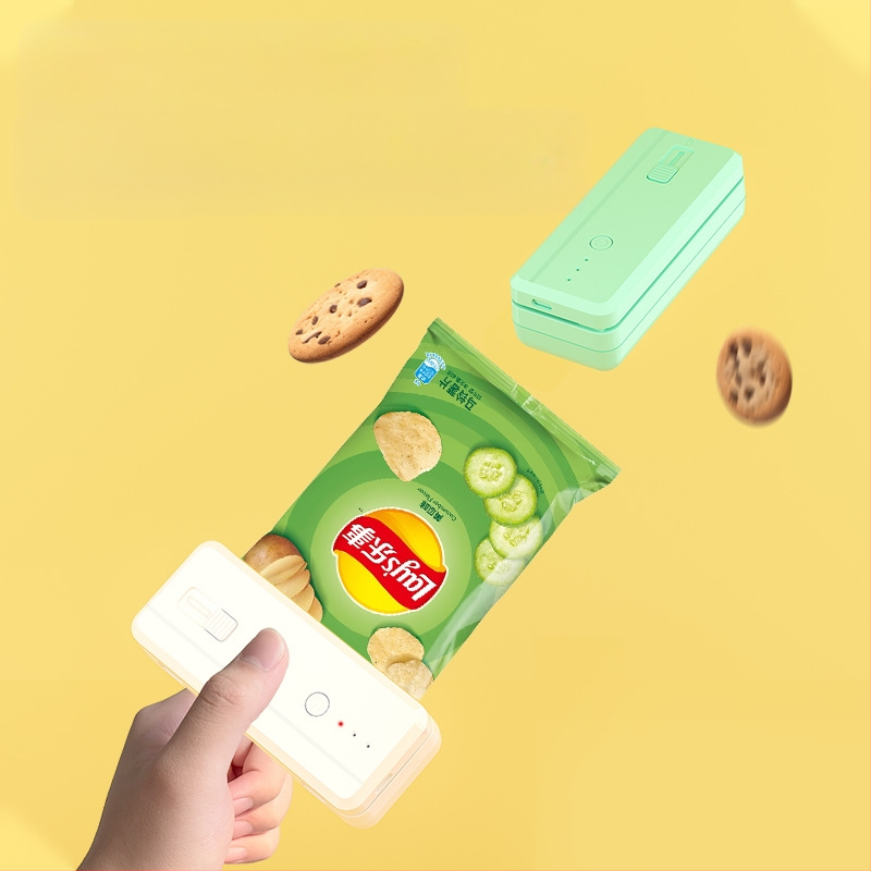 Prijenosni uređaj za zatvaranje paketa hrane, ABS plastika kućište, težina 170 g, kapacitet 1001-1500 ml, Model: Devet generacija, Prilagodljiv