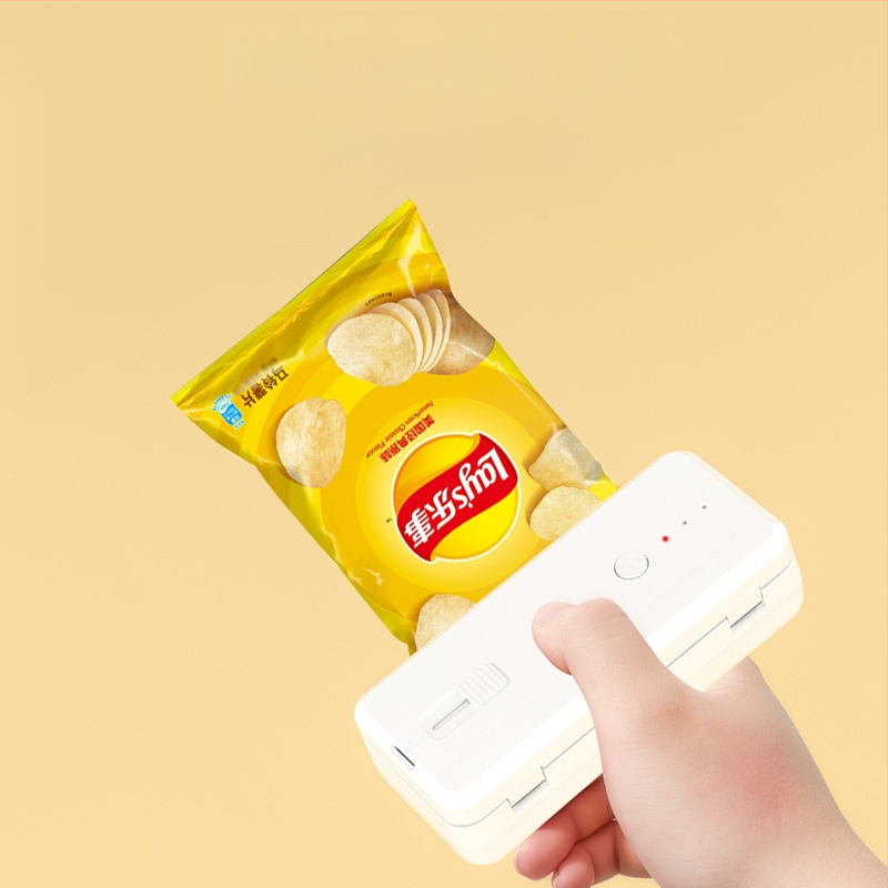 Prijenosni uređaj za zatvaranje paketa hrane, ABS plastika kućište, težina 170 g, kapacitet 1001-1500 ml, Model: Devet generacija, Prilagodljiv