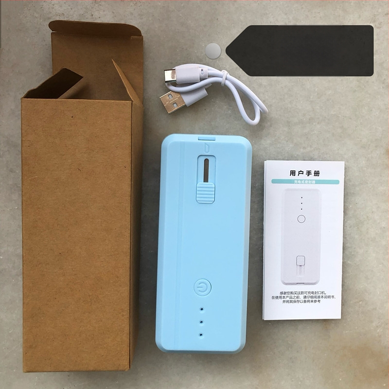 Prijenosni uređaj za zatvaranje paketa hrane, ABS plastika kućište, težina 170 g, kapacitet 1001-1500 ml, Model: Devet generacija, Prilagodljiv