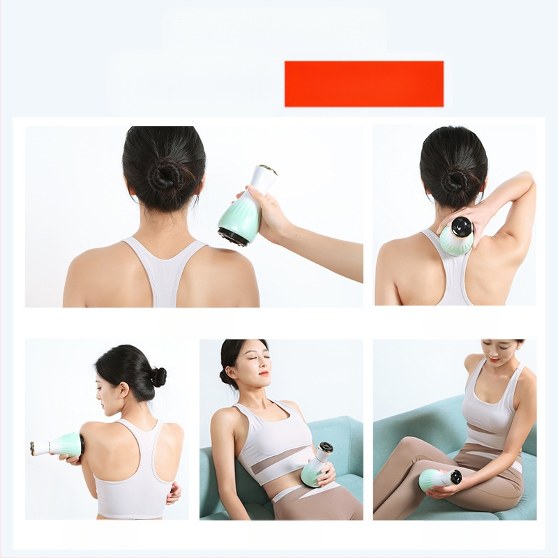 Elektriline gua sha massaažiseade koos kausikuppidega ja mooksibustiooniga (USB toitmine, nupu kontroll, mudel MK-A, temperatuurivahemik 0–48°C, ABS)