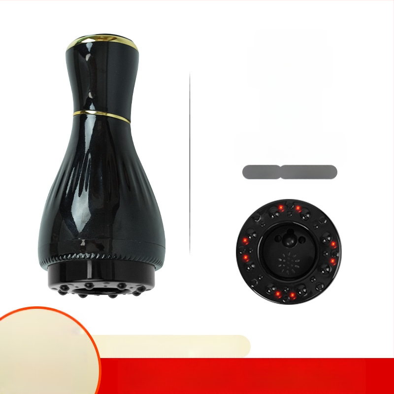 Elektriline gua sha massaažiseade koos kausikuppidega ja mooksibustiooniga (USB toitmine, nupu kontroll, mudel MK-A, temperatuurivahemik 0–48°C, ABS)