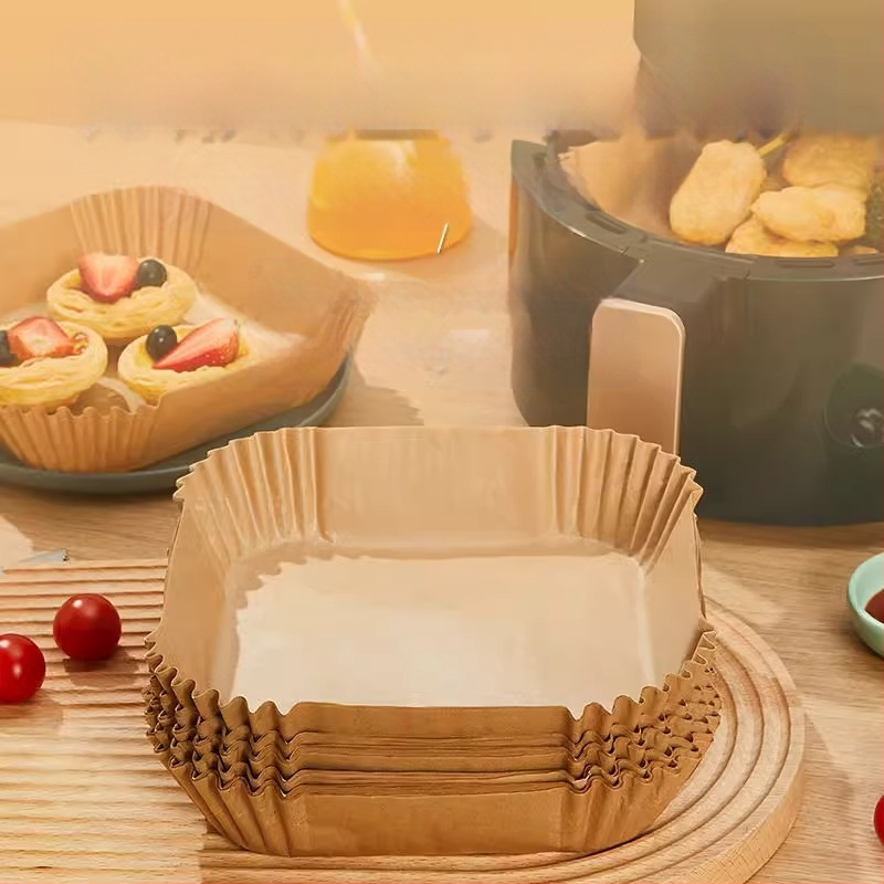 Élelmiszer-minőségű négyszögletes sütőpapír – kétoldalas szilikonpapír, olajat felszívó és magas hőmérsékletnek ellenálló sütőben való használatra