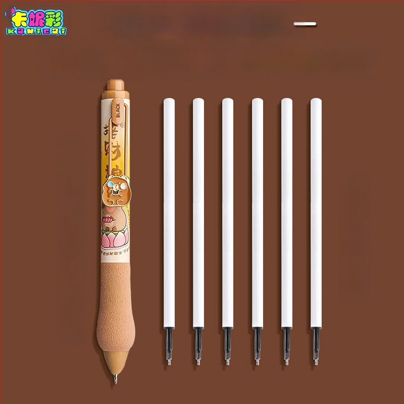 Capybara témájú DIY irodai készlet kézzel készített notesz és teljes matrica készlet