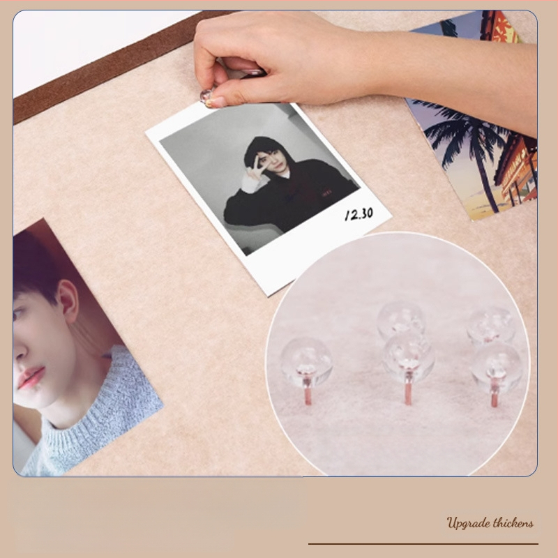 Set perete foto: panouri fetru, autocolante fetru pentru perete și placă de plută pentru fotografii (Materiale: fetru, fetru de lână, plută; Componente: panouri din fetru, placă de plută, autocolante pentru perete; Potrivit pentru fotografii Polaroid)