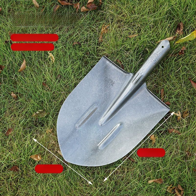 Tűzoltó ásó magas szénacél fejjel és fa nyéllel, bányászati felhasználásra — Golden Dragon