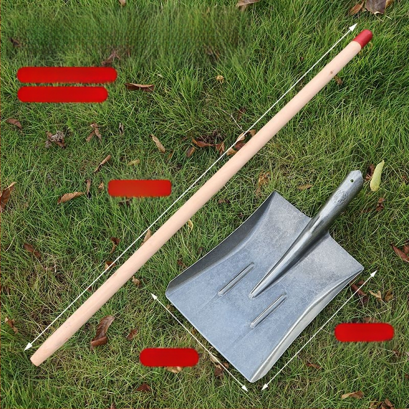 Tűzoltó ásó magas szénacél fejjel és fa nyéllel, bányászati felhasználásra — Golden Dragon