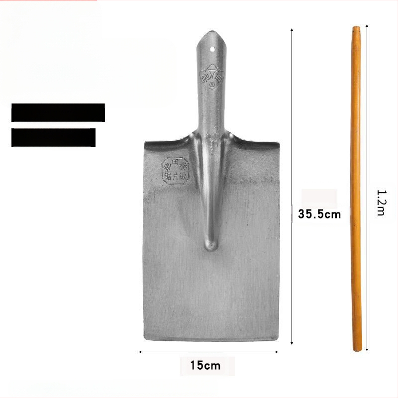 Tűzoltó ásó magas szénacél fejjel és fa nyéllel, bányászati felhasználásra — Golden Dragon