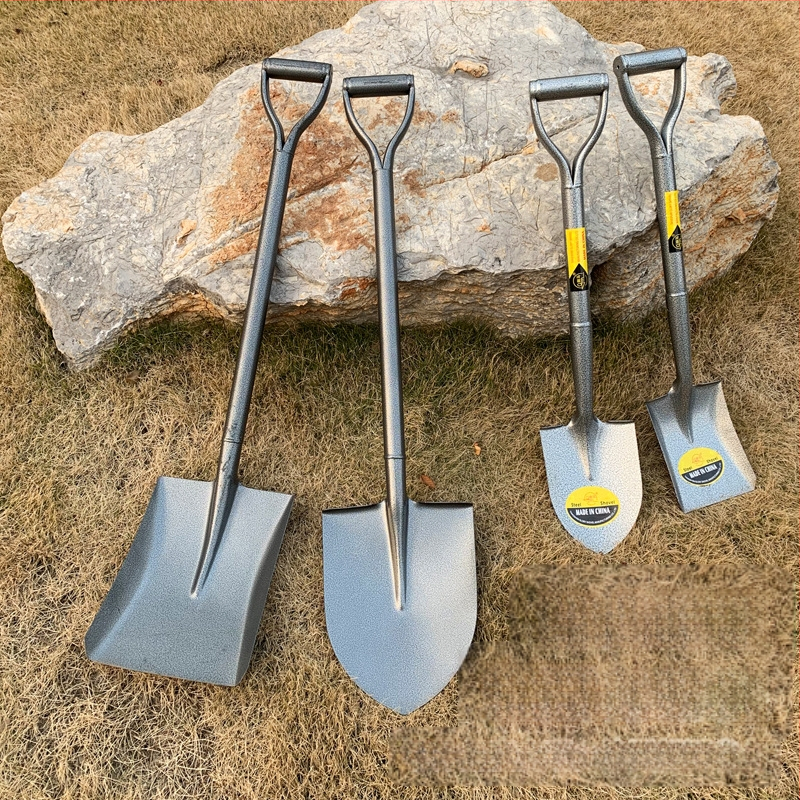 Манганова стоманена едночастна лопата за копаене