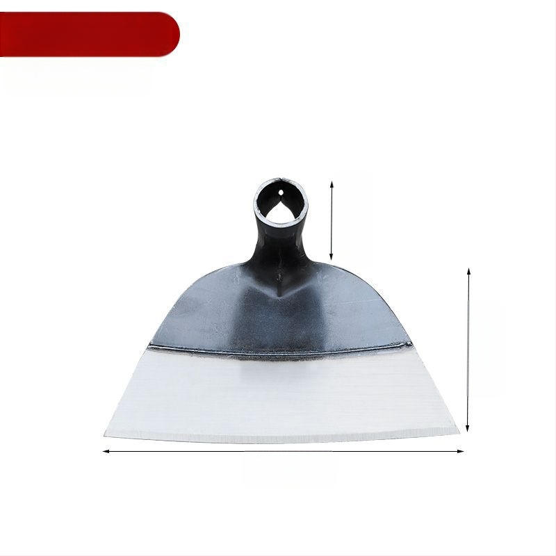 Hosszú nyeletű gyomirtó kapa teljes acélból, erősített fejjel, kültéri kertészkedéshez