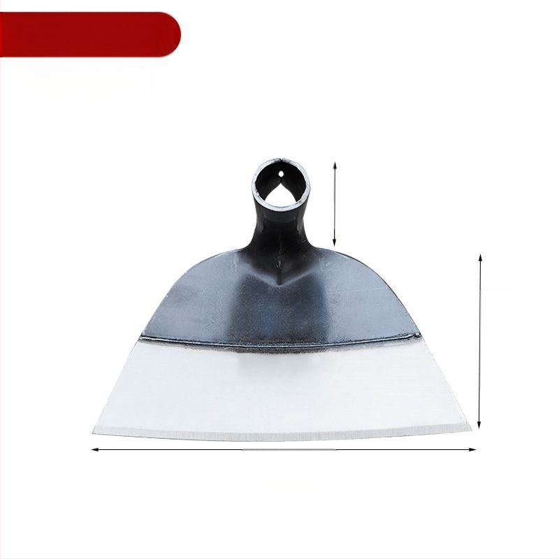 Hosszú nyeletű gyomirtó kapa teljes acélból, erősített fejjel, kültéri kertészkedéshez