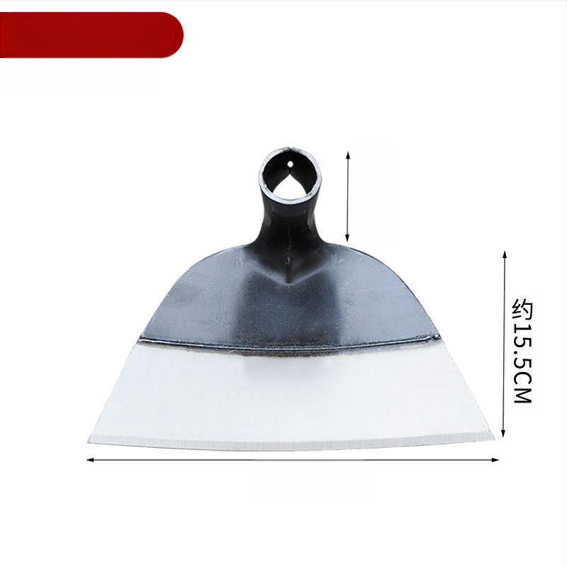 Hosszú nyeletű gyomirtó kapa teljes acélból, erősített fejjel, kültéri kertészkedéshez