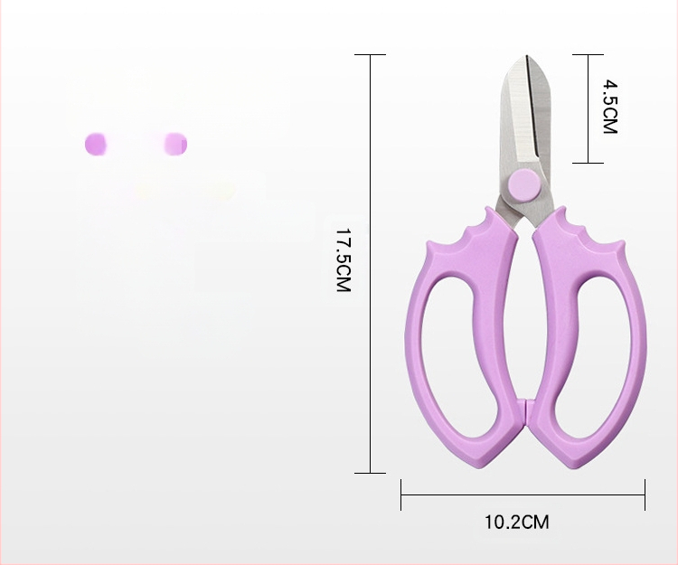 Flowery Edge škare za rezanje cvijeća sa širokom glavom – vrtni alat za cvjećare i kućne vrtare
