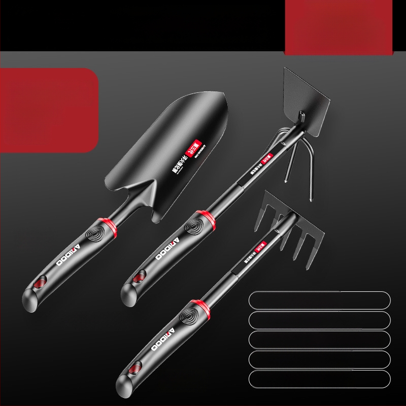 Ai Rui Shield A11 3-предметен комплект градински инструменти: плажна лопата, градинска лопата и мини мотика