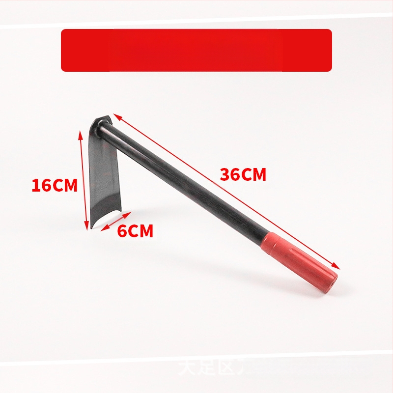  Lopată de grădină cu dublă utilizare, greblă cu trei dinți, vârf ascuțit; Wanxing marcă, bază din oțel, unelte de construcții