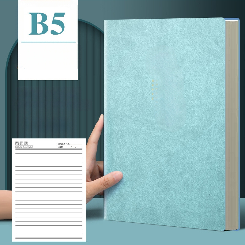 Bilježnica Sijin (omot: PP, ljepljeno povezivanje, šumski papir, 300–400 stranica, stil: poslovni ured)