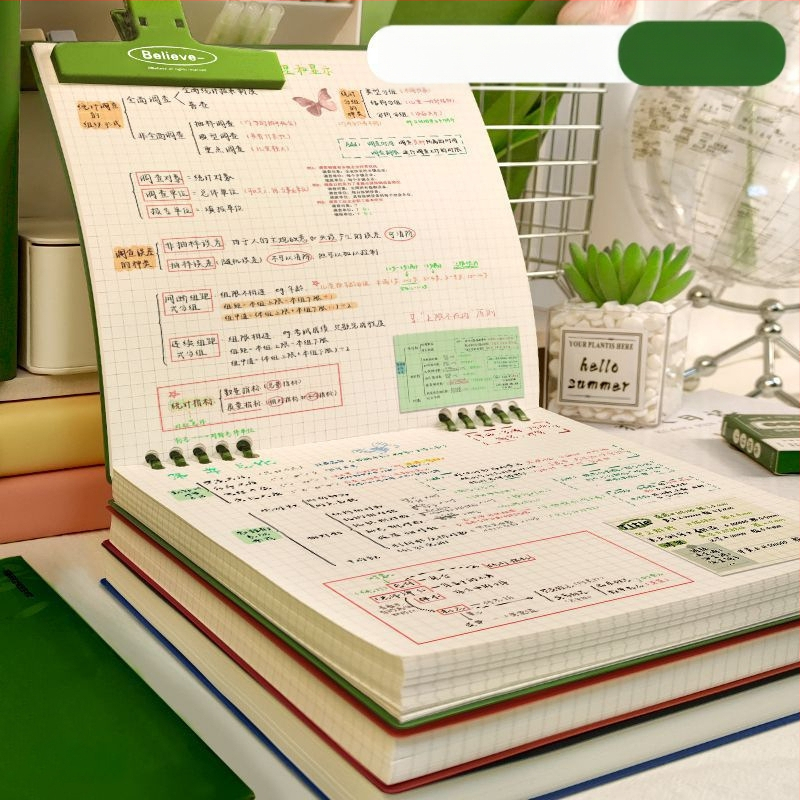 Baishuo Bilježnica s listovima, PP korica, Dowling papir, 60 stranica, kreativni trendovi