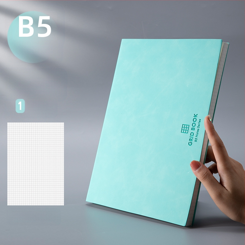 Bilježnica s mrežnim listovima; PU korica; žičano vezivanje; papir šume 100 gsm; 100 stranica