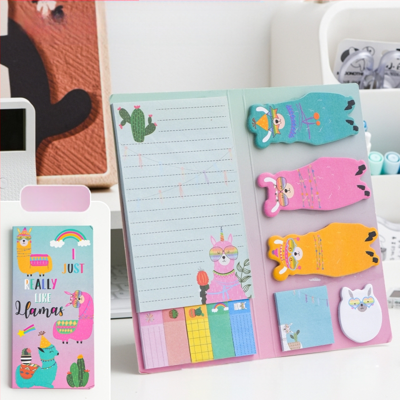 Post-it piezīmes dzīvnieku formās, 30 lapas, līmējošas