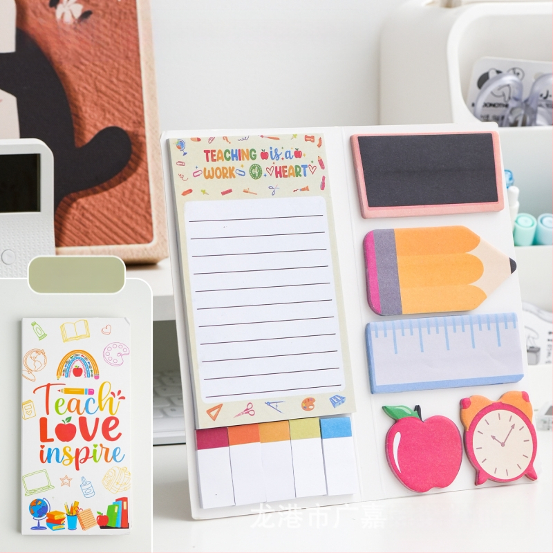 Post-it piezīmes dzīvnieku formās, 30 lapas, līmējošas