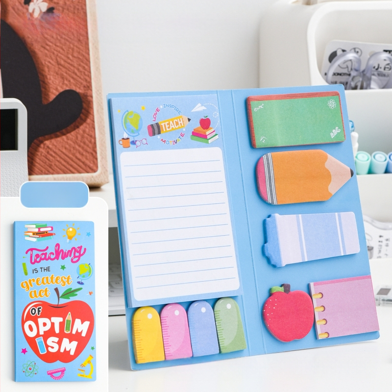 Post-it piezīmes dzīvnieku formās, 30 lapas, līmējošas