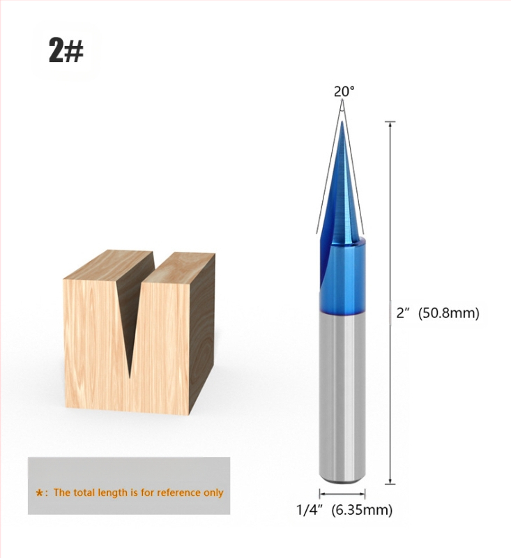 V-alakú maró faipari felhasználásra – sorozat V, CNC-centerekhez kompatibilis, fa/MDF/laminált anyagokhoz