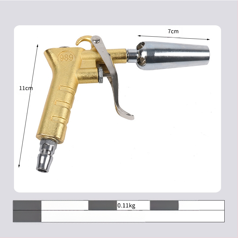 Pneimatiskā putekļu pūtēja pistole ar lielu gaisa daudzumu, augstu spiedienu, regulējamu, celtniecībai