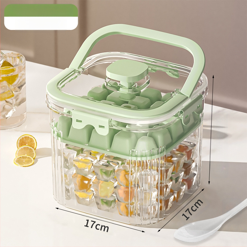 Youfanxin Găleată de Gheață – Transparentă, din Plastic Îngroșat, pentru Picnicuri în Aer Liber, Portabilă și Multifuncțională (Lansată Iulie 2024)