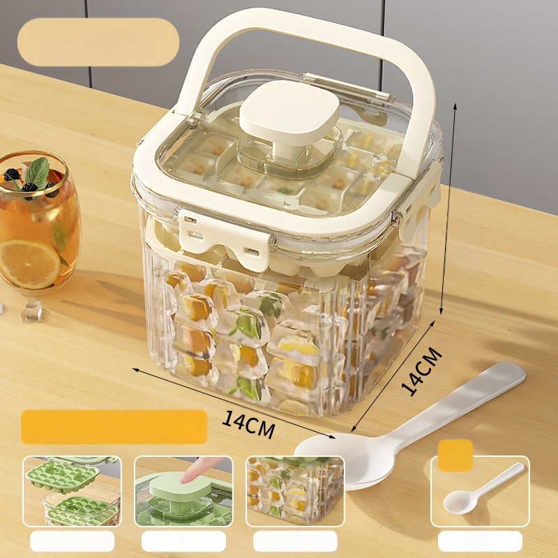 Youfanxin Găleată de Gheață – Transparentă, din Plastic Îngroșat, pentru Picnicuri în Aer Liber, Portabilă și Multifuncțională (Lansată Iulie 2024)