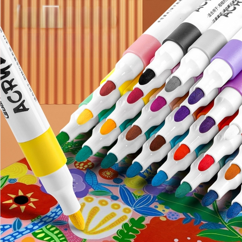 Hundred Knowledge akrila marķieris, ūdensizturīgs, graffiti un akvareļu zīmējumiem