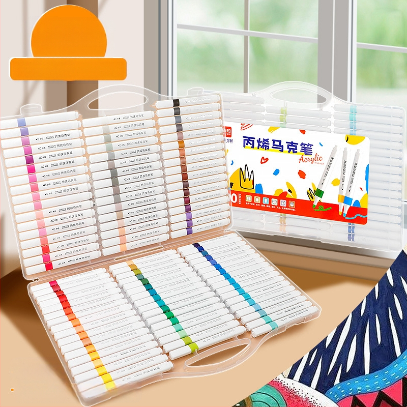 Hundred Knowledge akrila marķieris, ūdensizturīgs, graffiti un akvareļu zīmējumiem