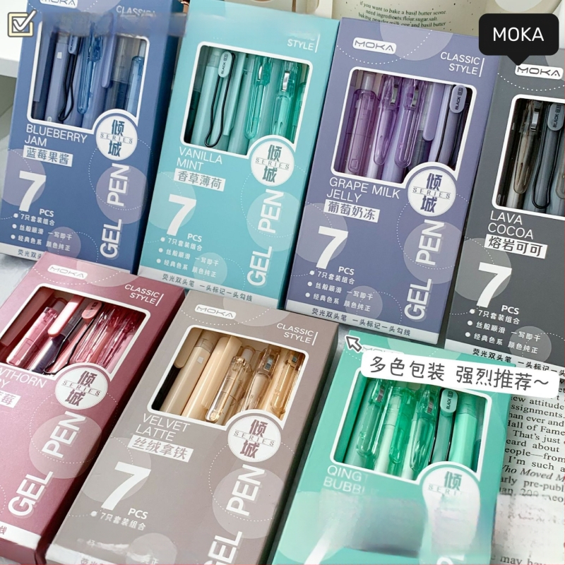 Gēla pildspalva ar plastmasas korpusu, nerūsējošā tērauda gals, neizdzēšams