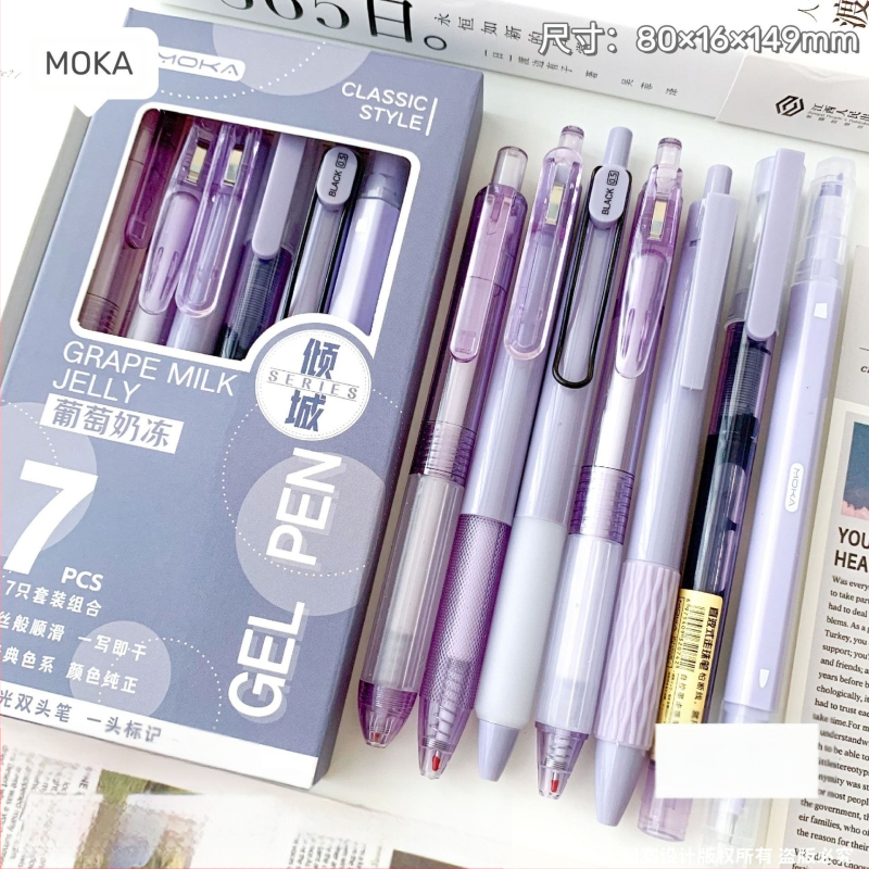 Gēla pildspalva ar plastmasas korpusu, nerūsējošā tērauda gals, neizdzēšams