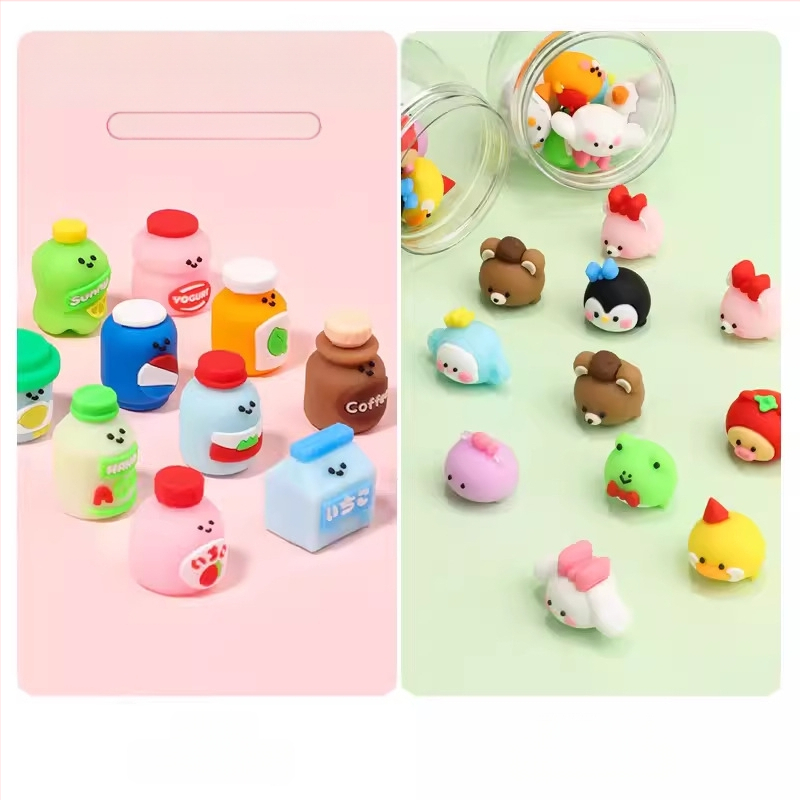 Keqijia 3D гума за корекция с форми на морски животни в кофа, TPR материал, за деца и ученици