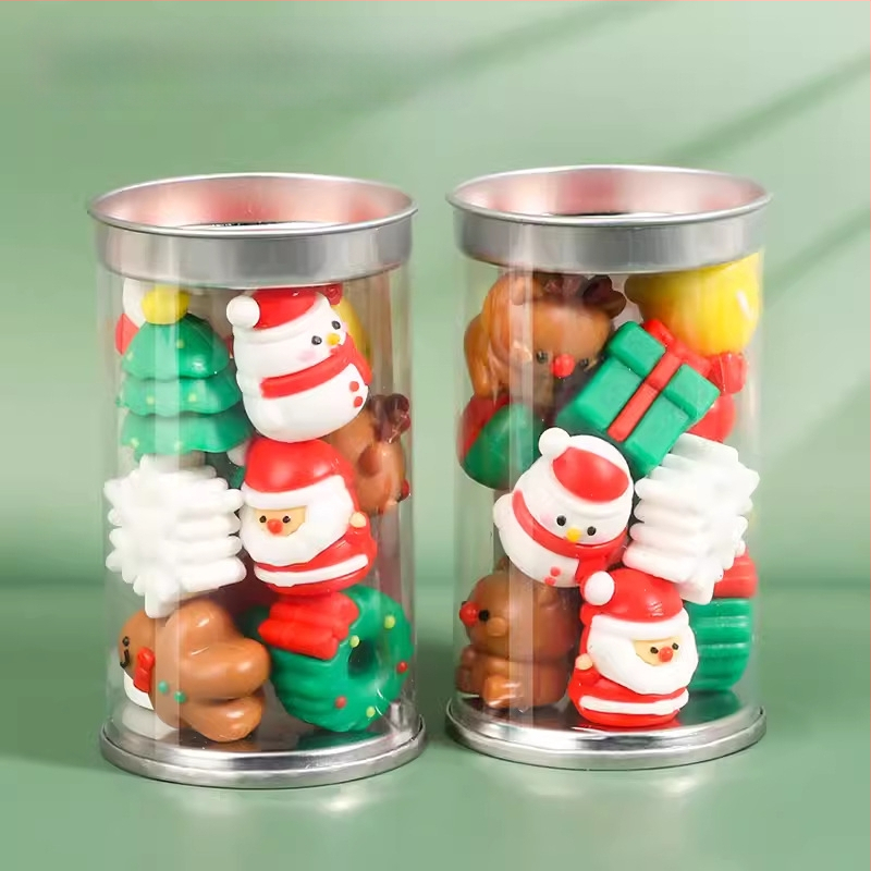 Keqijia 3D гума за корекция с форми на морски животни в кофа, TPR материал, за деца и ученици