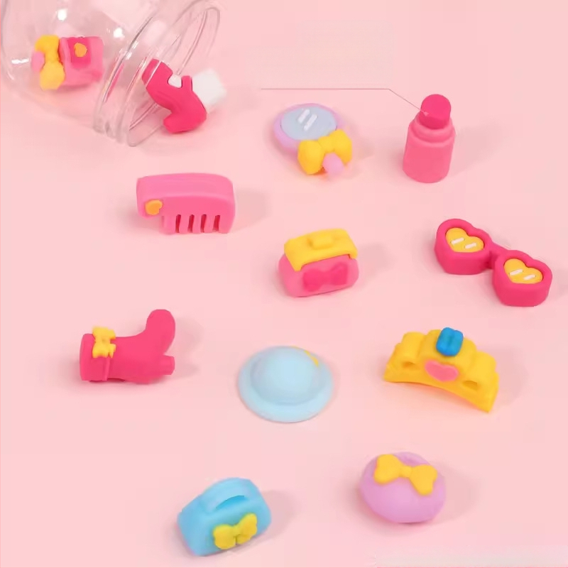 Keqijia 3D гума за корекция с форми на морски животни в кофа, TPR материал, за деца и ученици