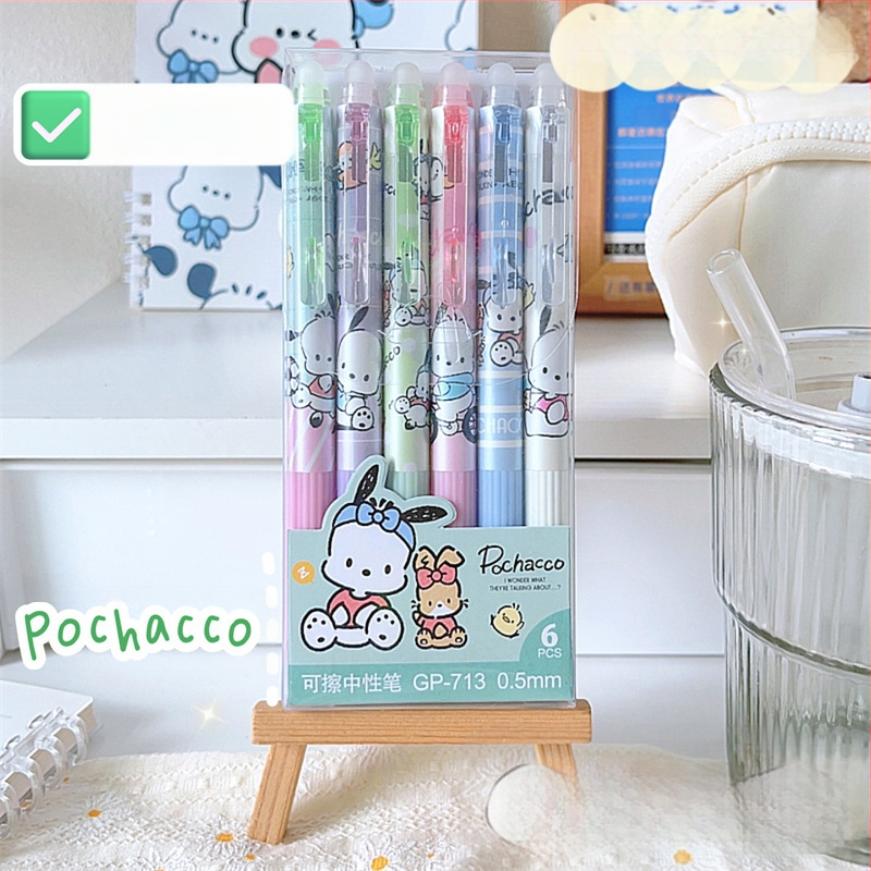 Wenlai Karikatūras Dzēšamā Gēla Pildspalva, Plastmasas korpuss, Nospiežamais Mehānisms, Gēla Tinte