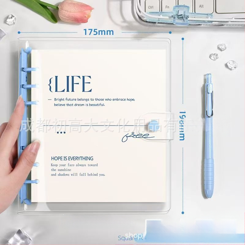 Bilježnica s PVC koricama, veza na listove (loose-leaf), papir 80 g/m², XFYP, kreativni trendovi