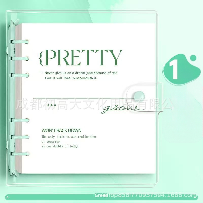 Bilježnica s PVC koricama, veza na listove (loose-leaf), papir 80 g/m², XFYP, kreativni trendovi