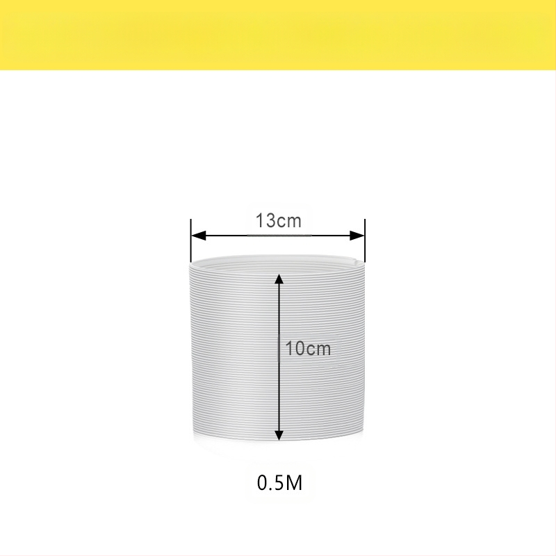 Преносима тръба за изхвърляне на въздух от климатик с телескопичен топлообменник и усилена кордувана PP тръба с метална армировка