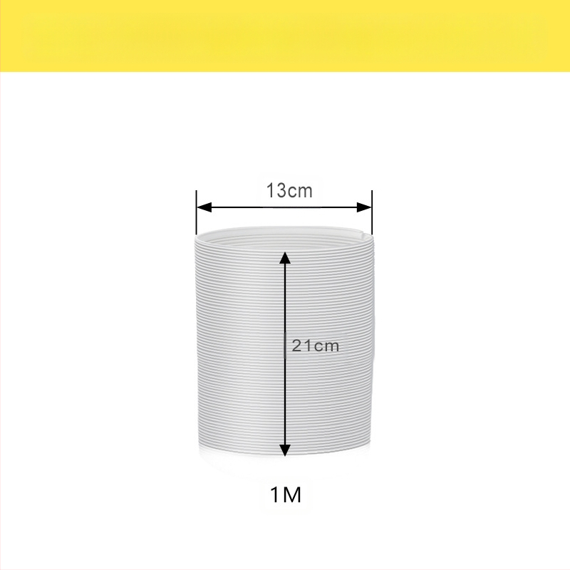 Преносима тръба за изхвърляне на въздух от климатик с телескопичен топлообменник и усилена кордувана PP тръба с метална армировка