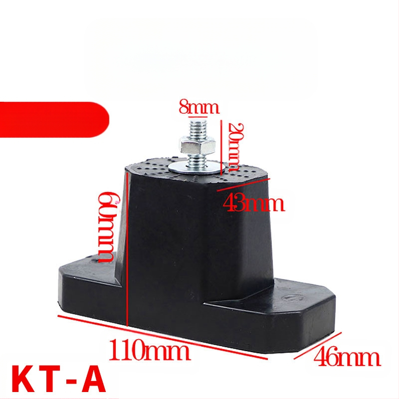 Подложка за ударопоглъщане на външен блок на климатик – гума, универсална, модел KT-A, висококачествена