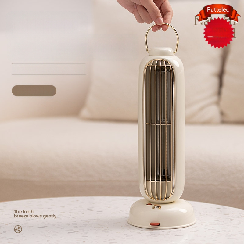 Ventilator bez lopatica za stolno korištenje s aromaterapijom, USB napajanje, ugrađena baterija 2000–4000 mAh, 4 brzine, buka ispod 36 dB, glava koja se oscilira