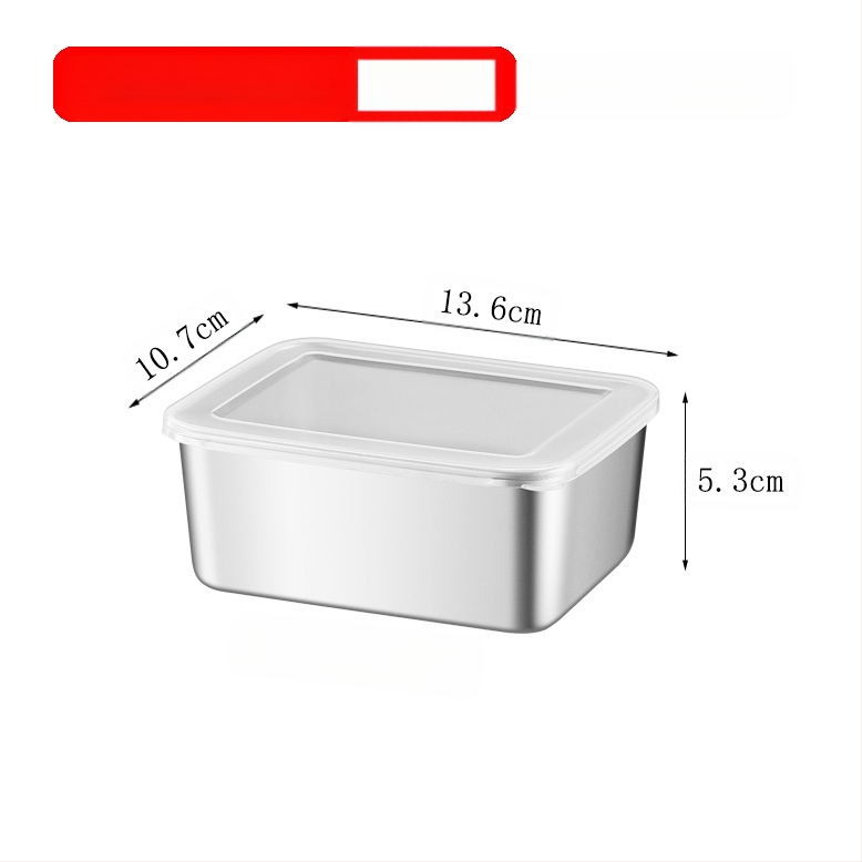 Nerūdijančio plieno kvadratinė lėkštė su dangčiu – patvari serviravimo ir laikymo talpa, elektrolyzinis paviršius, galimybė spausdinti logotipą